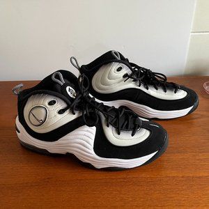 Nike Black & White Air Penny II Sneakers
